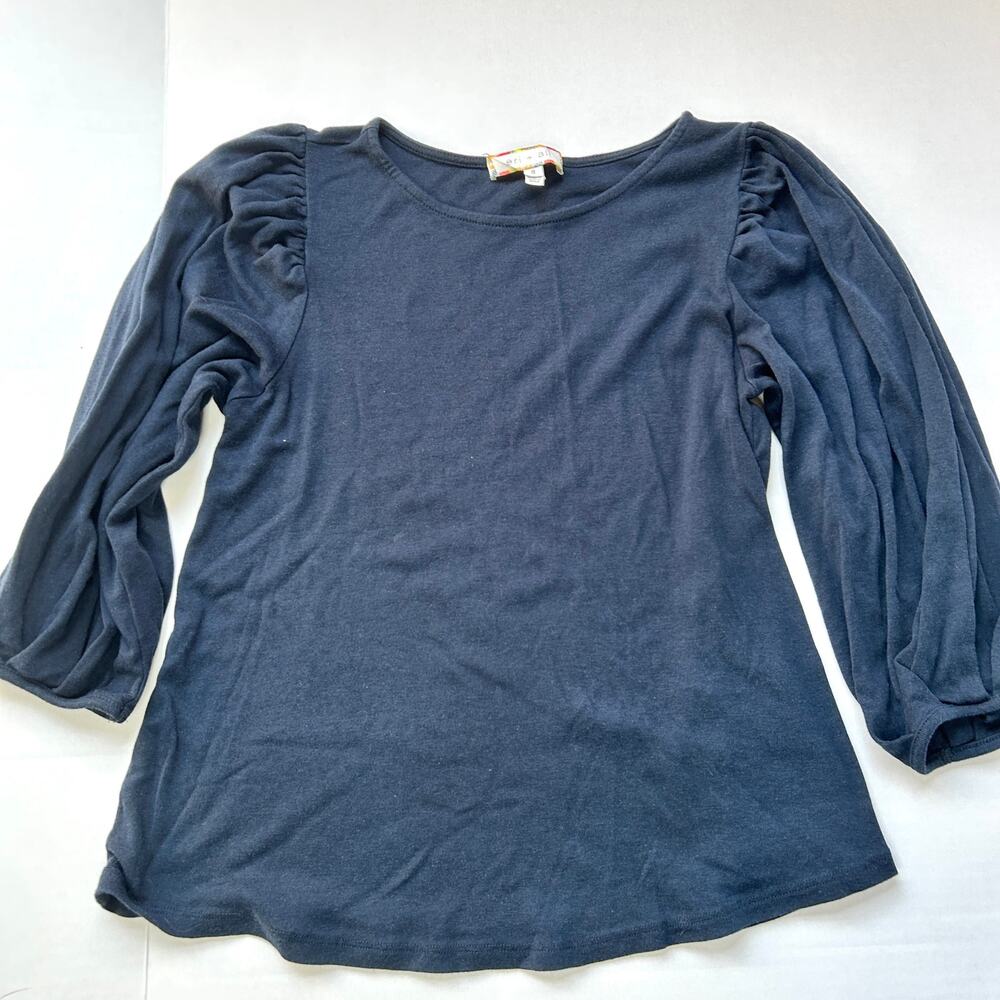 Anthropologie Eri and Ali Navy Top